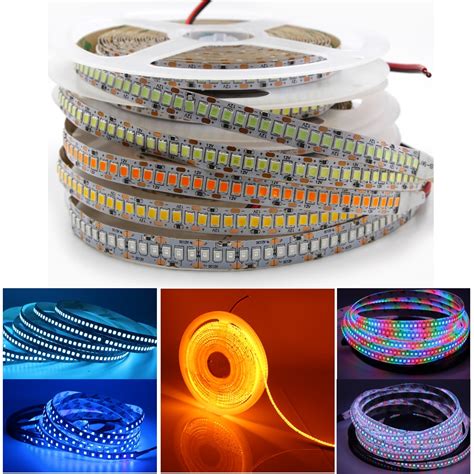 DC 12V 2835 SMD LED Strip Dekorasi Dalam Ruangan 120 240 43 OFF