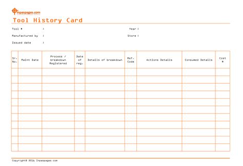 If you do not format the cells, when you type 1.0, the computer will automatically reformat it to 1. Tool maintenance - tool maintenance procedure, and checklist