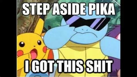 Squirtle And Pikachu Pokemon Memes Pokemon Funny Squirtle Pikachu
