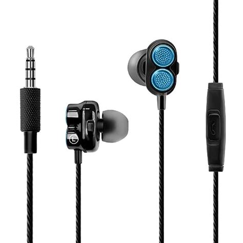 Promate In Ear Earbuds Dual Dynamic Driver Earphones With Dual