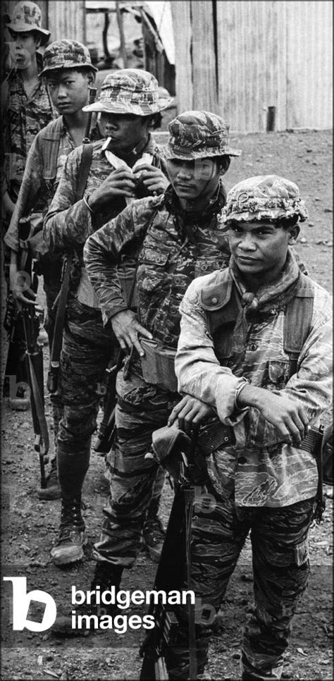 Vietnam Montagnard Soldiers In The Service Of The Republic Of
