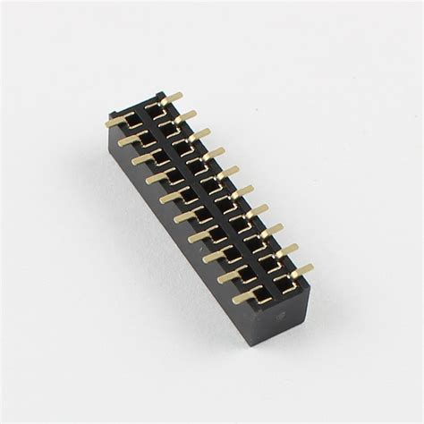 10pcs 2mm Pitch 2x10 Pin 20 Pin Female Double Row Smt Smd Pin Header