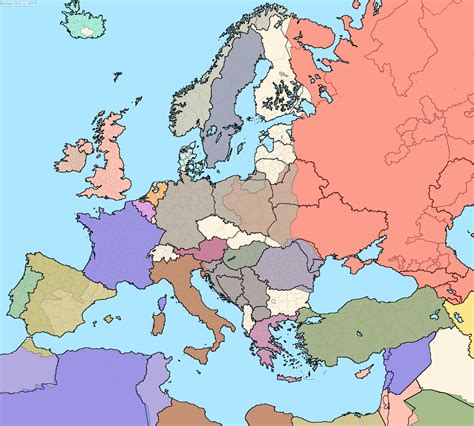 European Borders In Over Current Ones Histoire De L Europe Carte Geographique Histoire