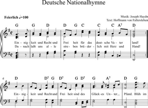 Deutsche Nationalhymne Bearb Von Christof Heringer Franz Joseph