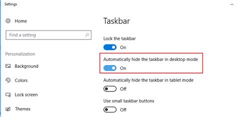 How To Auto Hide Windows 10 Taskbar In 2 Steps