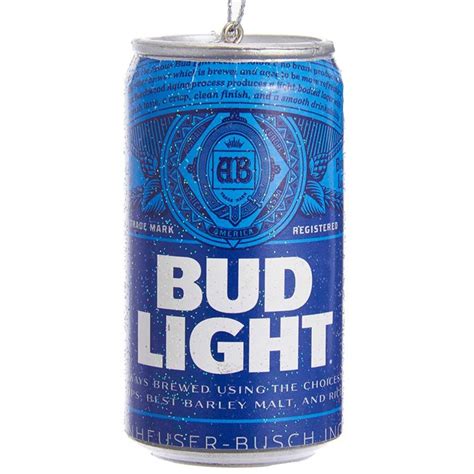 Budweiser Bud Light Beer Can Ornament