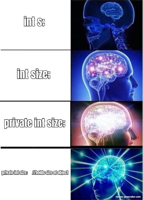 Int S Int Size Private Int Size Private Int Size H Meme Generator