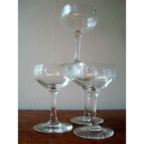 1930s Mini Champagne Glasses Set Of Five By Justsmashingdarling