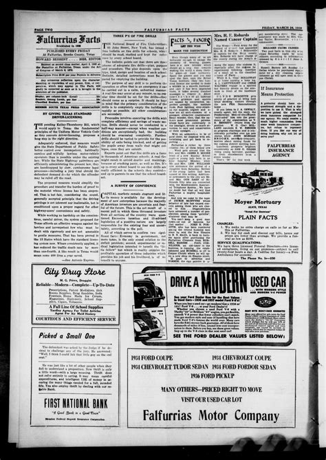 Falfurrias Facts (Falfurrias, Tex.), Vol. 32, No. 41, Ed. 1 Friday