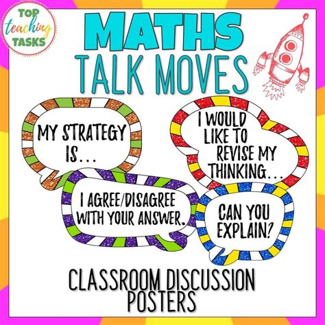 Maths Talk Moves Posters Set Top Teaching Tasks In 2020 Math Talk