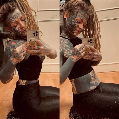 Tattoo Mum Flaunts Hundreds Of Ink As She Shares Two Snaps Taken