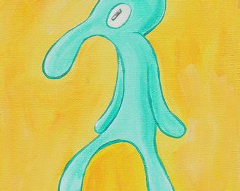 Squidward can't sleep with the spoons rattling. Download Meme Squidward Painting | PNG & GIF BASE