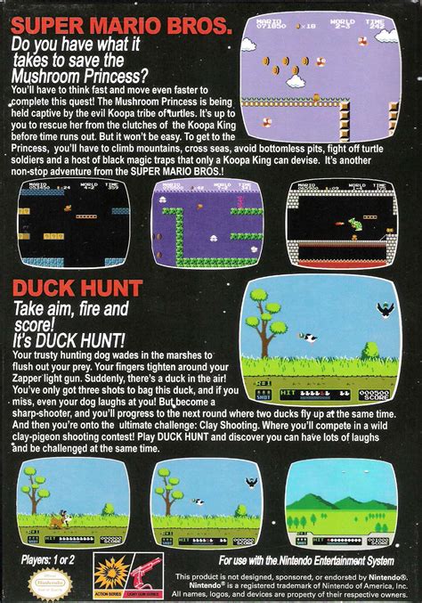 Super Mario Bros Duck Hunt Nes Retrogameage