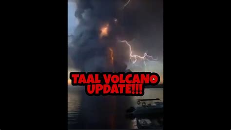 Hundreds of thousands of people were displaced (image: Taal volcano update - YouTube