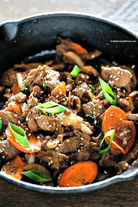 Make it at home with an easy marinade of coconut aminos notes. Bulgogi (Korean BBQ Beef) | Recipe | Bulgogi, Bulgogi ...