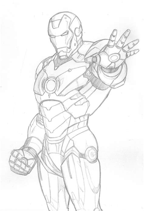 Ironman mark 1 a4 avengers marvel. Iron Man Drawing at GetDrawings | Free download