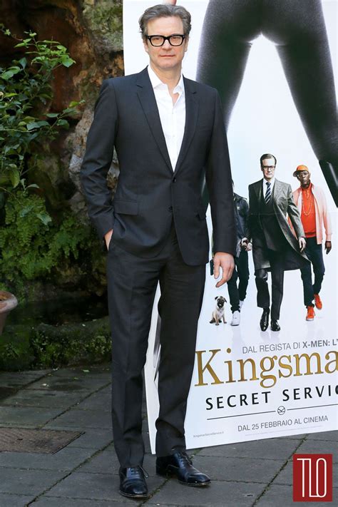 Colin Firth At Kingsman The Secret Service Rome Photocall Tom Lorenzo