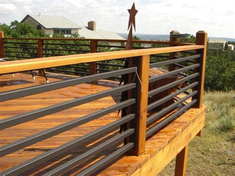 I removed the railing and spindles and replaced them with horizontally laid cedar and railings. horizontal deck railing - Google Search | Front Porch ...
