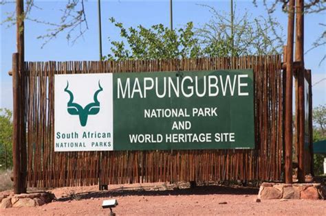 A Sign For The National Park And World Heritage Site Mapungubwe In