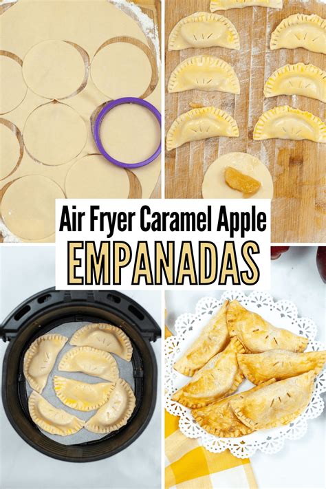 Air Fryer Caramel Apple Empanadas