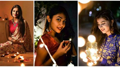 Diwali Special Photography Poses For Girls L Awesome Diwali Poses L