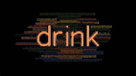 Drink Past Tense Verb Forms Conjugate Drink