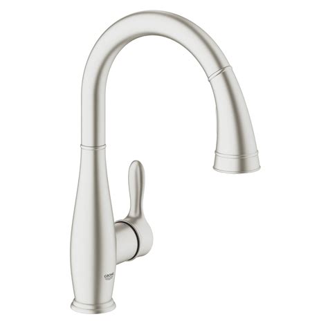 Pulldown faucets are similar to pullout faucets. Single Handle Pull Down Kitchen Faucet Dual Spray 175 GPM
