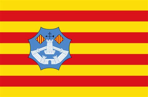 Das flaggen protokoll in spanien sieht vor, dass die flagge nur horizontal gehisst werden soll. Flaggenparadies - Flagge Fahne Menorca Balearen Spanien ...