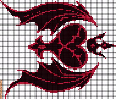 Chart includes a hand painted button by barb smith. Friendship+bracelet+patterns+heart | Dragon cross stitch ...