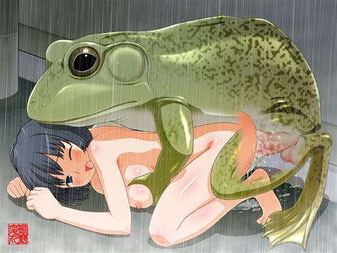 Rule 34 Zoophilia Censored Frog Machino Henmaru Penis Rain Zoophilia