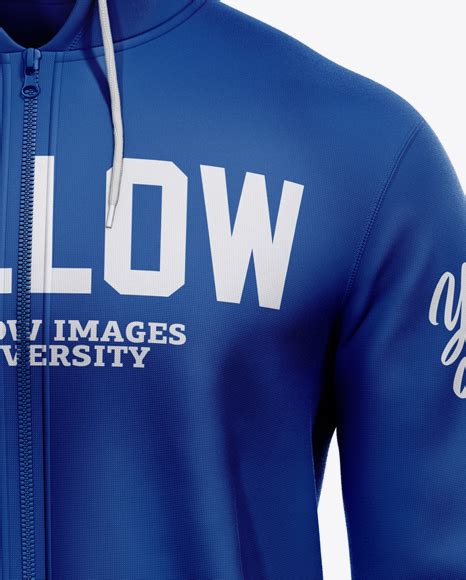 Download Men's Full-Zip Hoodie Mockup - Front View in Apparel ...