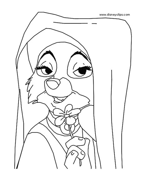 Robin Hood And Maid Marian Coloring Page Coloring Pages