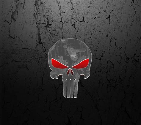 1366x768px 720p Free Download Punisher Eyes Red Skull Hd