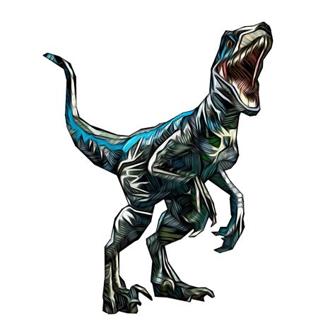Meartwork On Twitter Blue Jurassic World Drawing Velociraptor