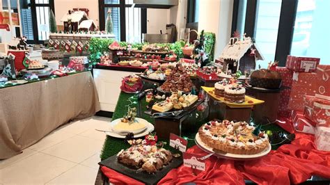 Traditional Christmas Eve Buffet all set at the Royale Chulan Hotel in