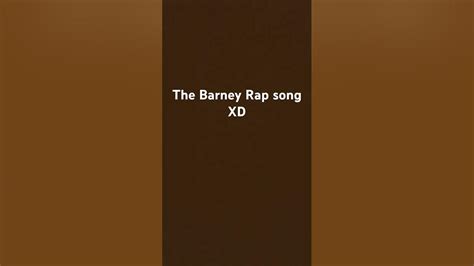 The Barney Rap Song Xd Youtube