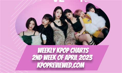 Weekly Kpop Chart 2nd Week Of April 2023 Kpop Review Kpophit