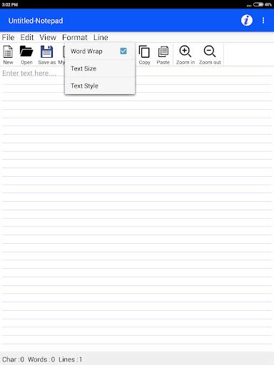Updated Classic Notepad To Save Txt Files Like Computer For Pc Mac