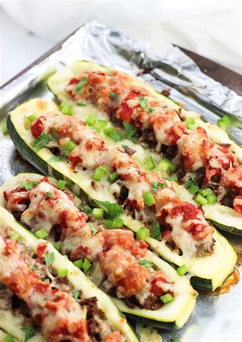 A delicious recipe that's perfect for summer. Taco Stuffed Zucchini Boats