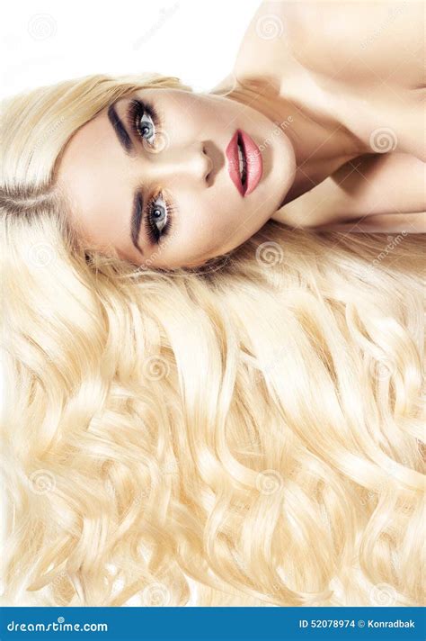 Glamour Portrait of an Alluring Lady Stock Photo - Image of lipstick