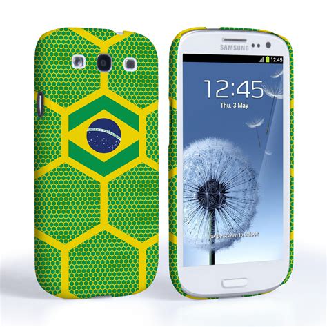 Caseflex Samsung Galaxy S3 Brazil Football Pattern Worl
