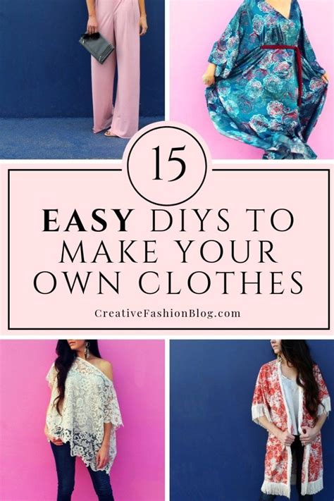 How To Make Your Own Clothes 15 Free Tutorials To Get You Started In