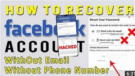 How To Recover Hack Facebook Account Without Mobile Number And Email