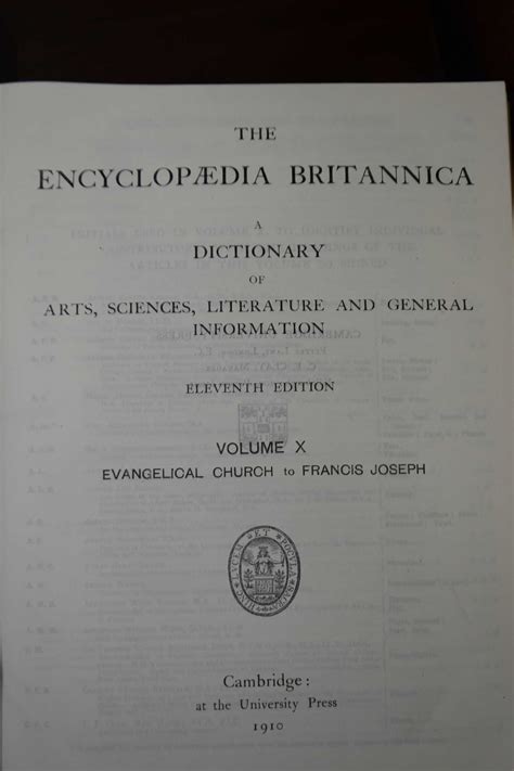 Complete Set Of Leather Bound Encyclopaedia Britannica 11th Edition