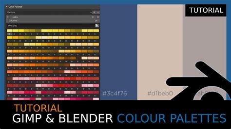Taking Advantage Of Gimp And Blender Color Palettes YouTube