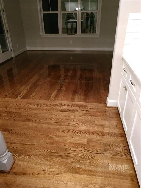 3 1/4 inch #1 White Oak stained in Dark Walnut | White oak floors