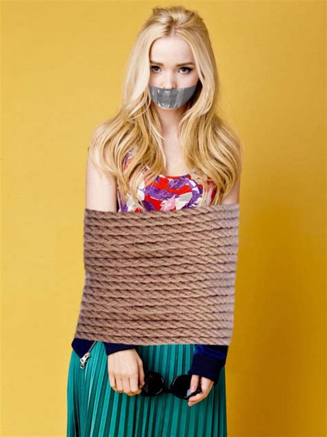 dove cameron rope tied tape gagged 2 by goldy0123 on deviantart