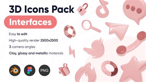 3d Icons Pack Figma Community