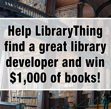 Librarything Needs A Great Library Developer The Librarything Blog