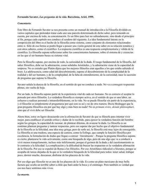 Pdf drive es su motor de búsqueda de archivos pdf. Las preguntas de la vida Comentario.
